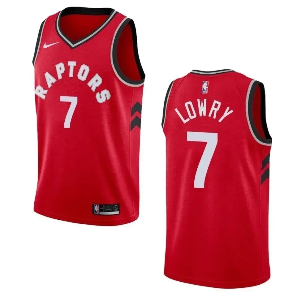 Men's Toronto Raptors Kyle Lowry Icon Swingman Jersey Red S-3XL