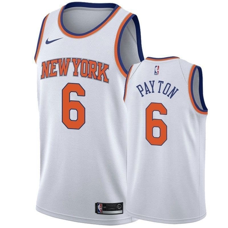 Men's New York Knicks Elfrid Payton 6 Association Jersey Multicolor 100% Polyester