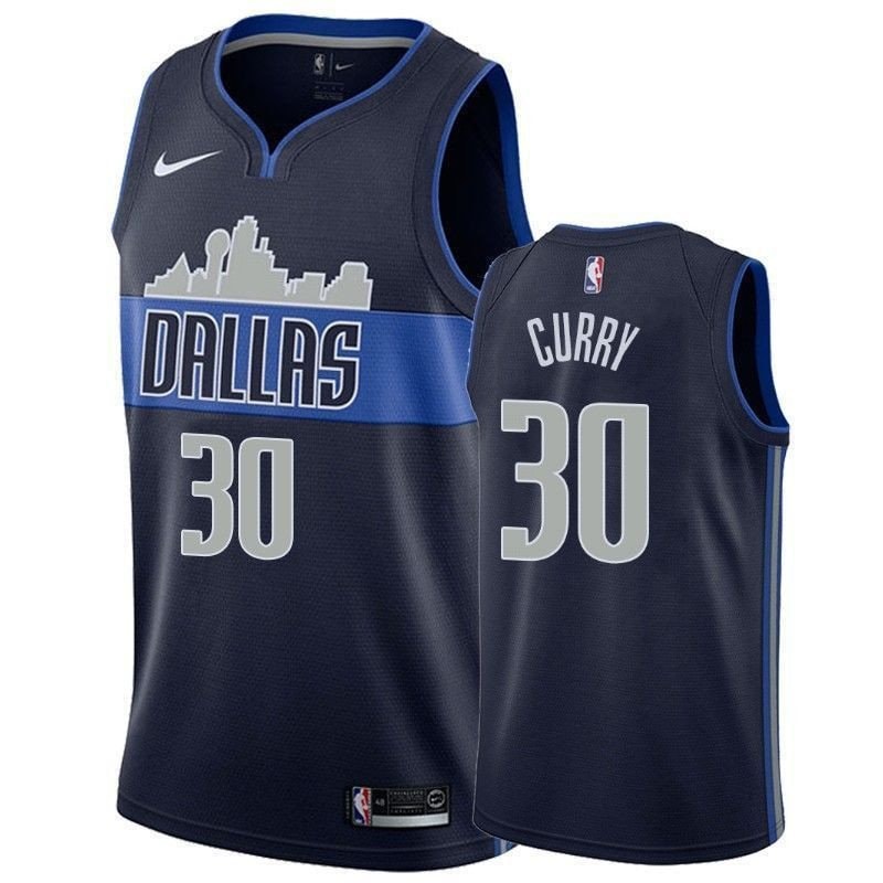 Men's Dallas Mavericks Seth Curry 30 Multi Color State Jersey S-3XL