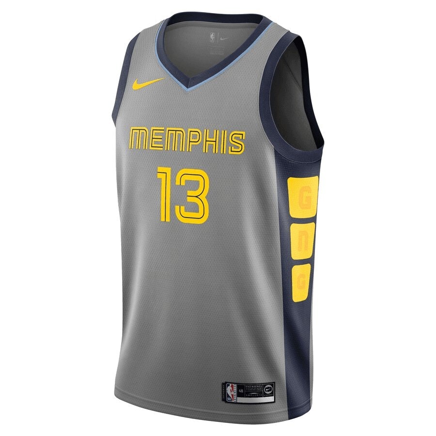Jaren Jackson Jr. 13 Memphis Grizzlies City Edition Swingman Men Jersey - Gray