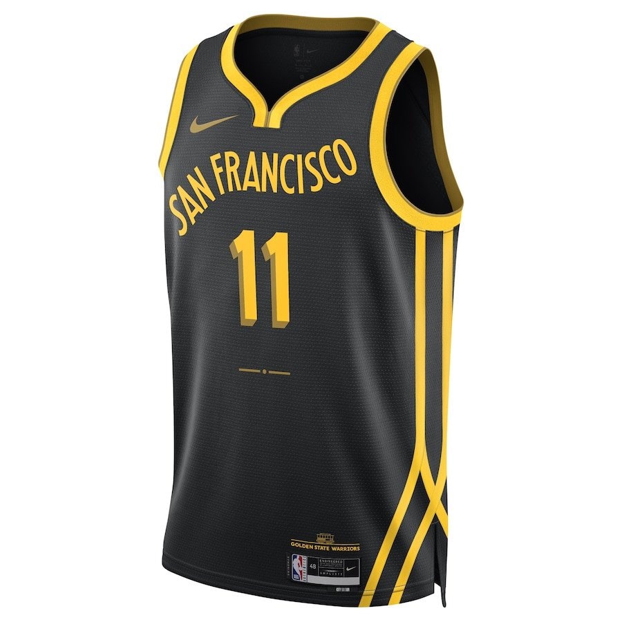Klay Thompson 11 Golden State Warriors 2023/24 Swingman Jersey City Edition Unisex Black