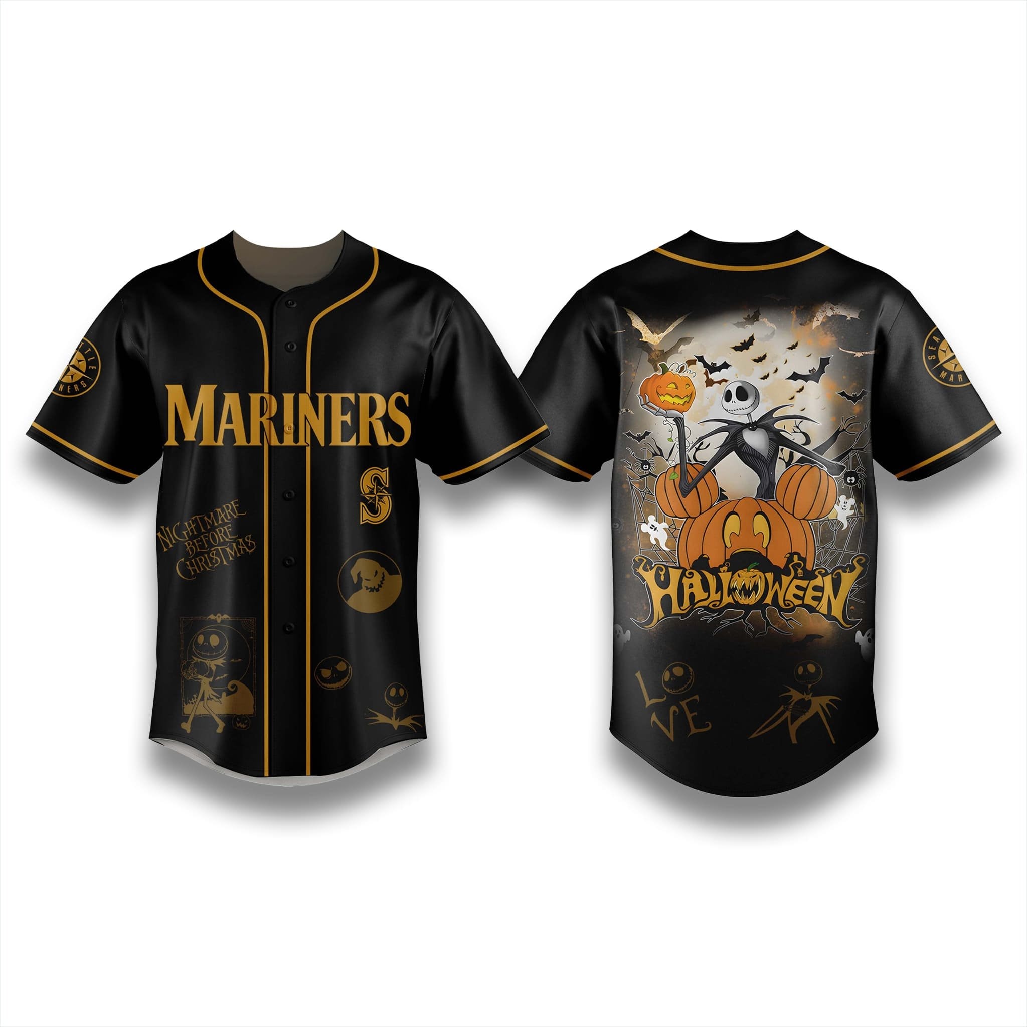 Baseball Team x Nightmare Before Christmas 2025 Baseball Jersey