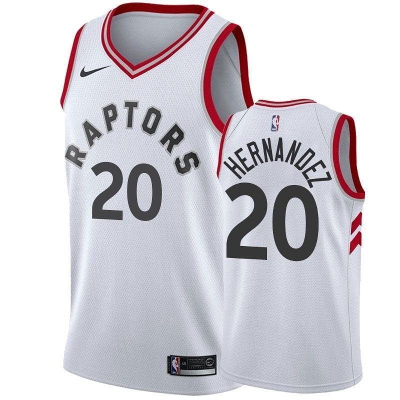 Men's Basketball Team Dewan Hernandez 20 Association Jersey