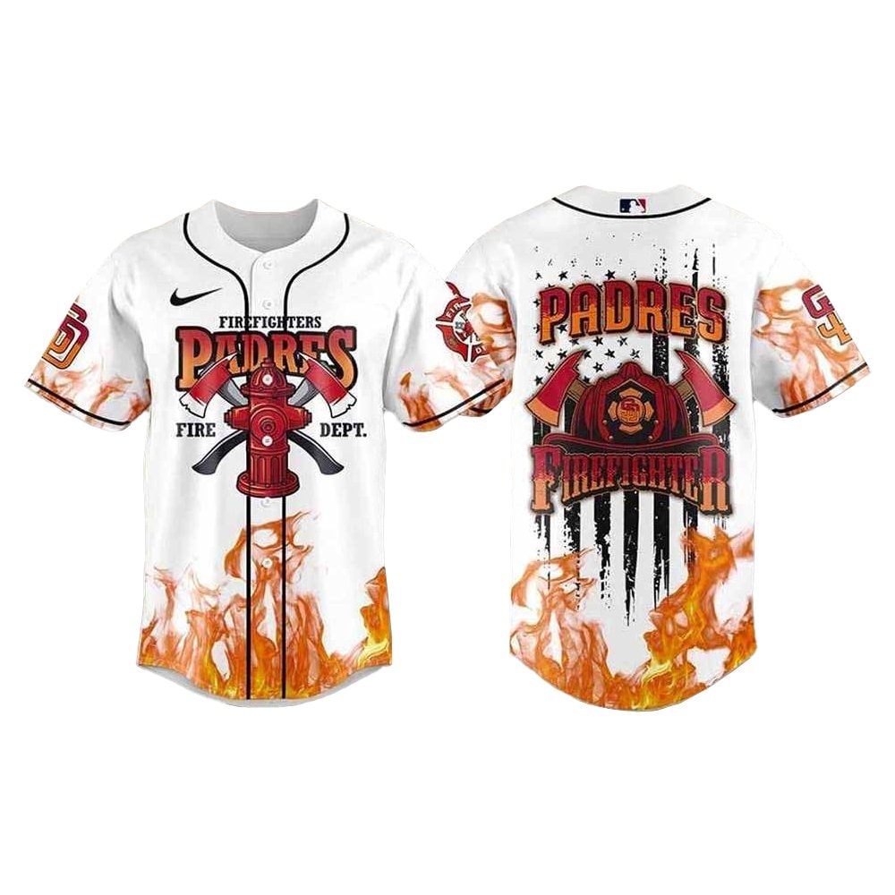 Baseball Team Firefighter Appreciation Day 2025 Baseball Jersey