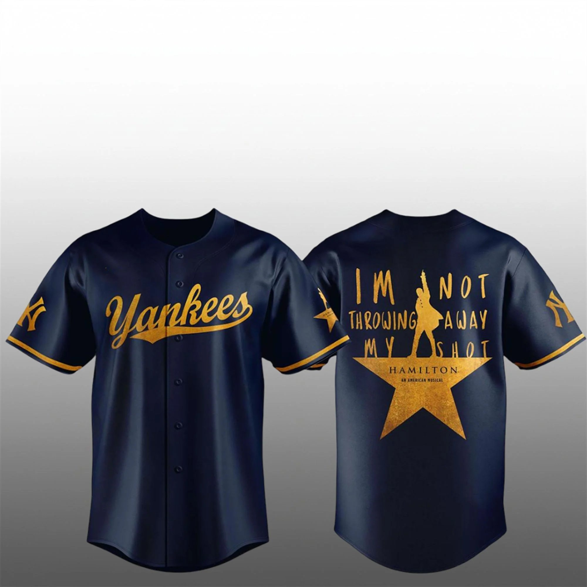 Baseball Team x Hamilton 2026 Im Not Throwing Away My Shot Baseball Jersey