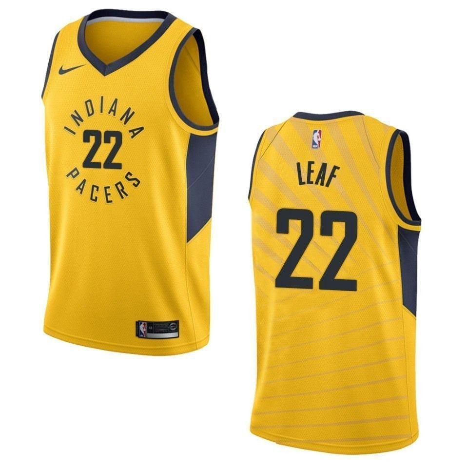 Men's Basketball Team 22 T.j. Leaf Statement Swingman Jersey - Gold