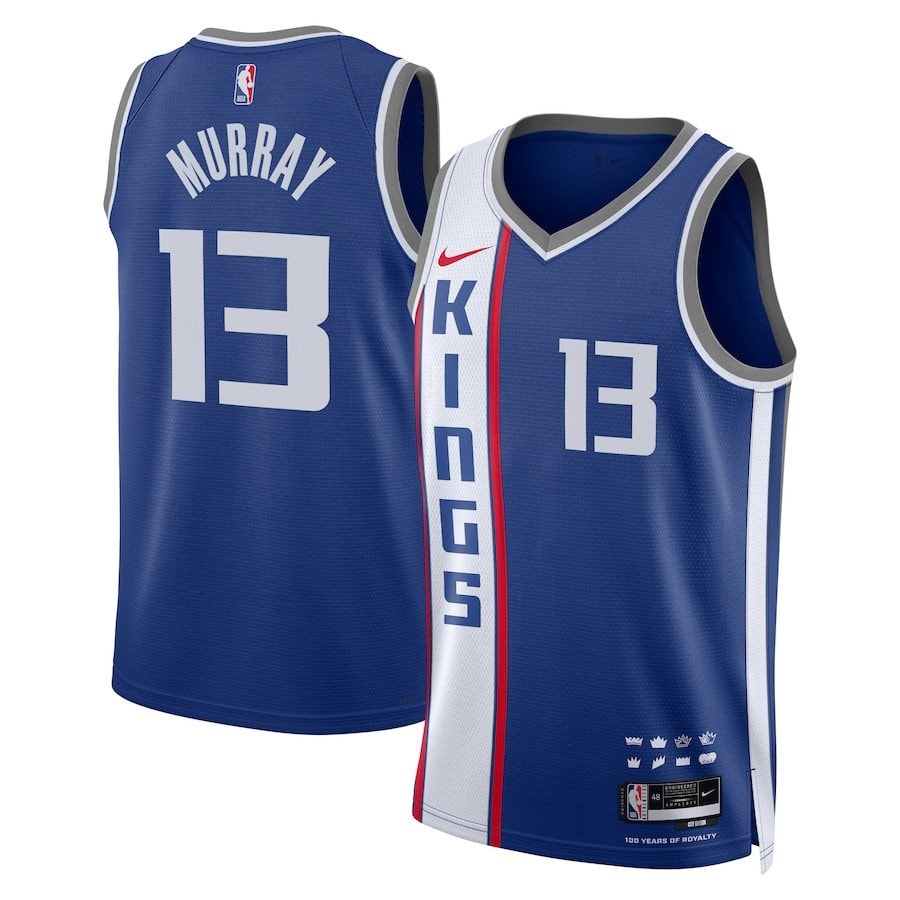 Keegan Murray 13 Sacramento Kings 2023/24 City Edition Swingman Jersey Blue Unisex