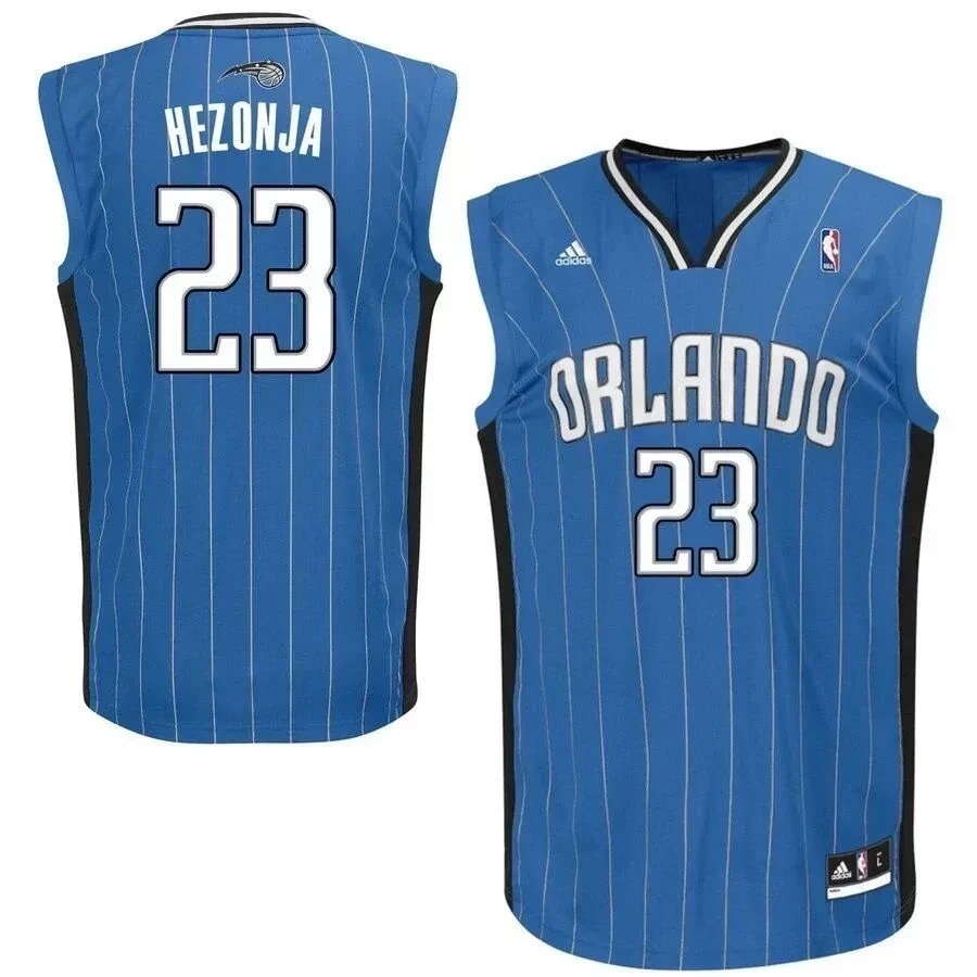Mario Hezonja Orlando Magic Jersey Blue Unisex - 100% Polyester Breathable