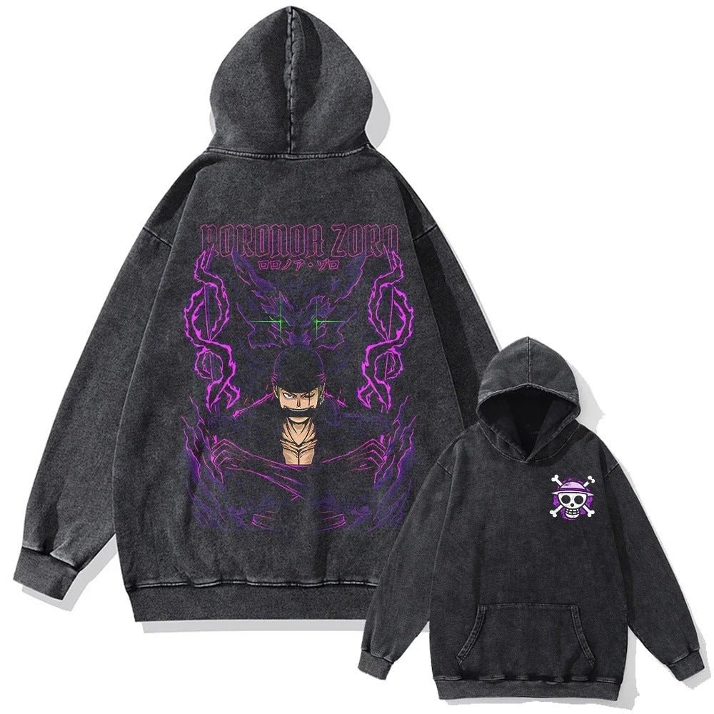 Roronoa Zoro Vintage Hoodie