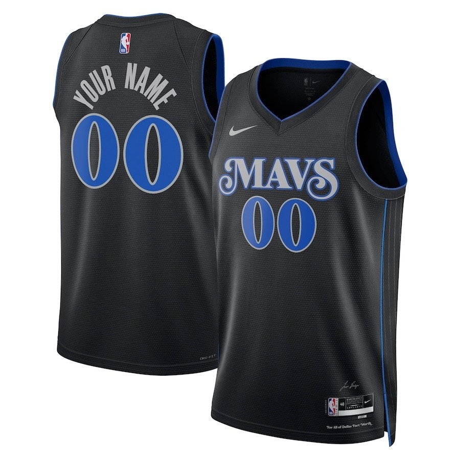 Basketball Team 2023/24 Swingman Jersey Customized - City Edition - Black