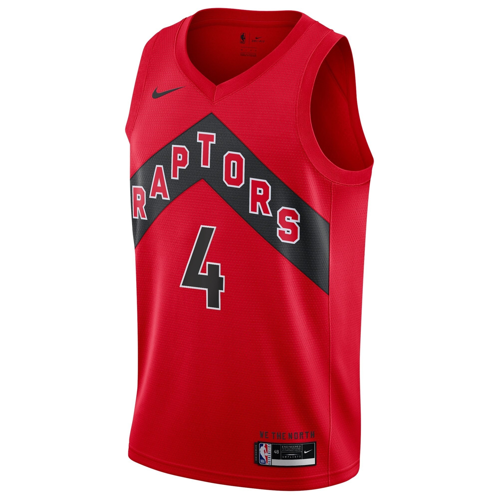 Toronto Raptors Scottie Barnes Swingman Jersey Red Mens Icon Edition