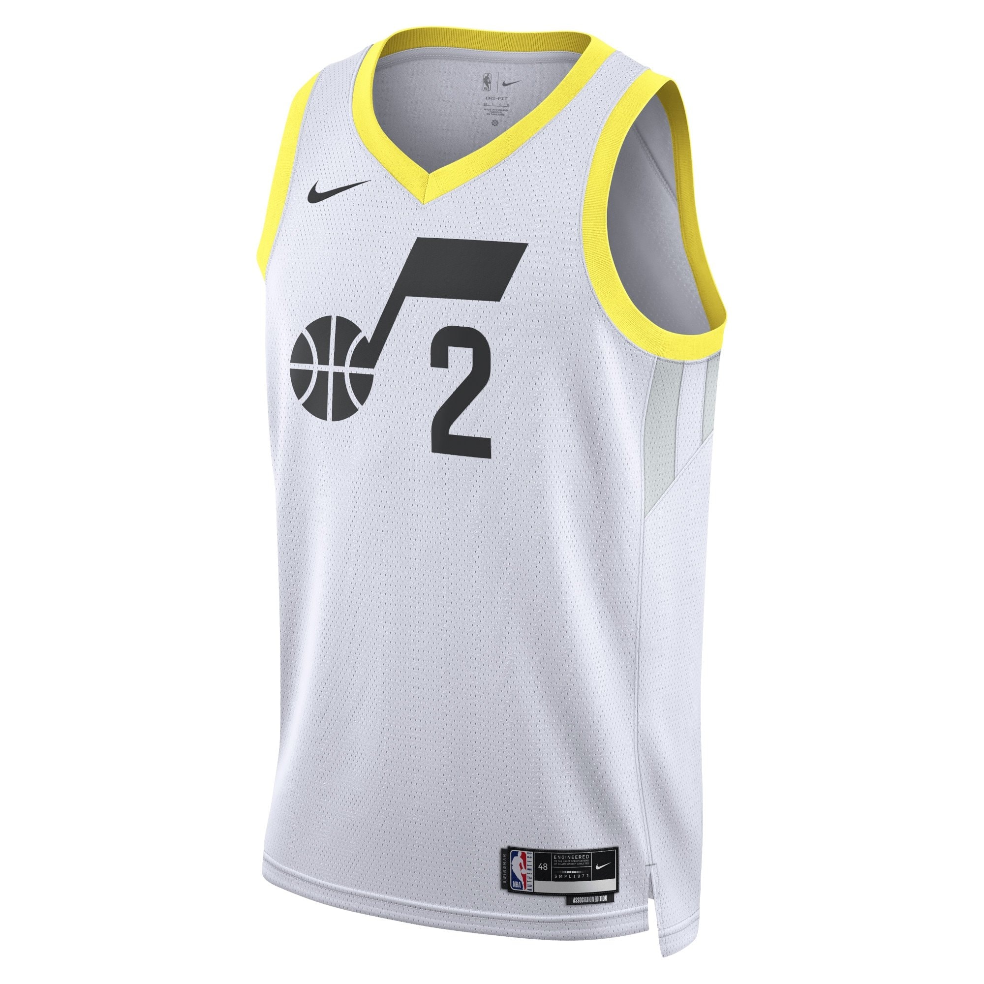 Utah Jazz Association Edition Swingman Jersey White Colin Sexton Unisex