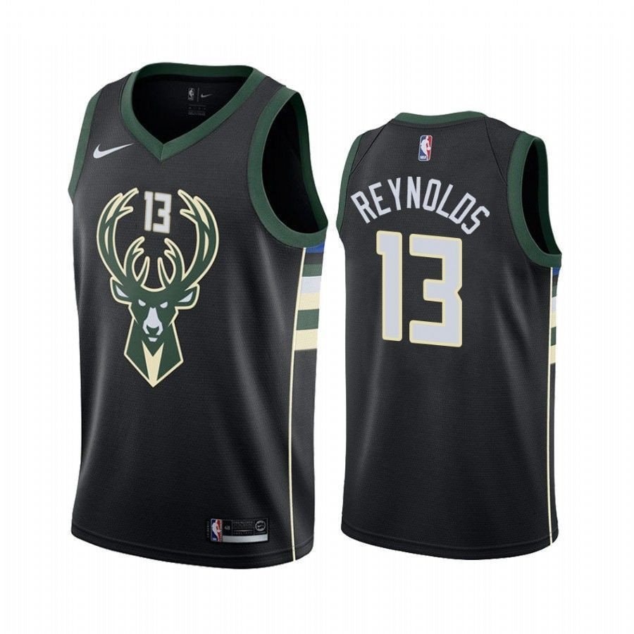 Men's Milwaukee Bucks Cameron Reynolds #13 Multi Color State Jersey