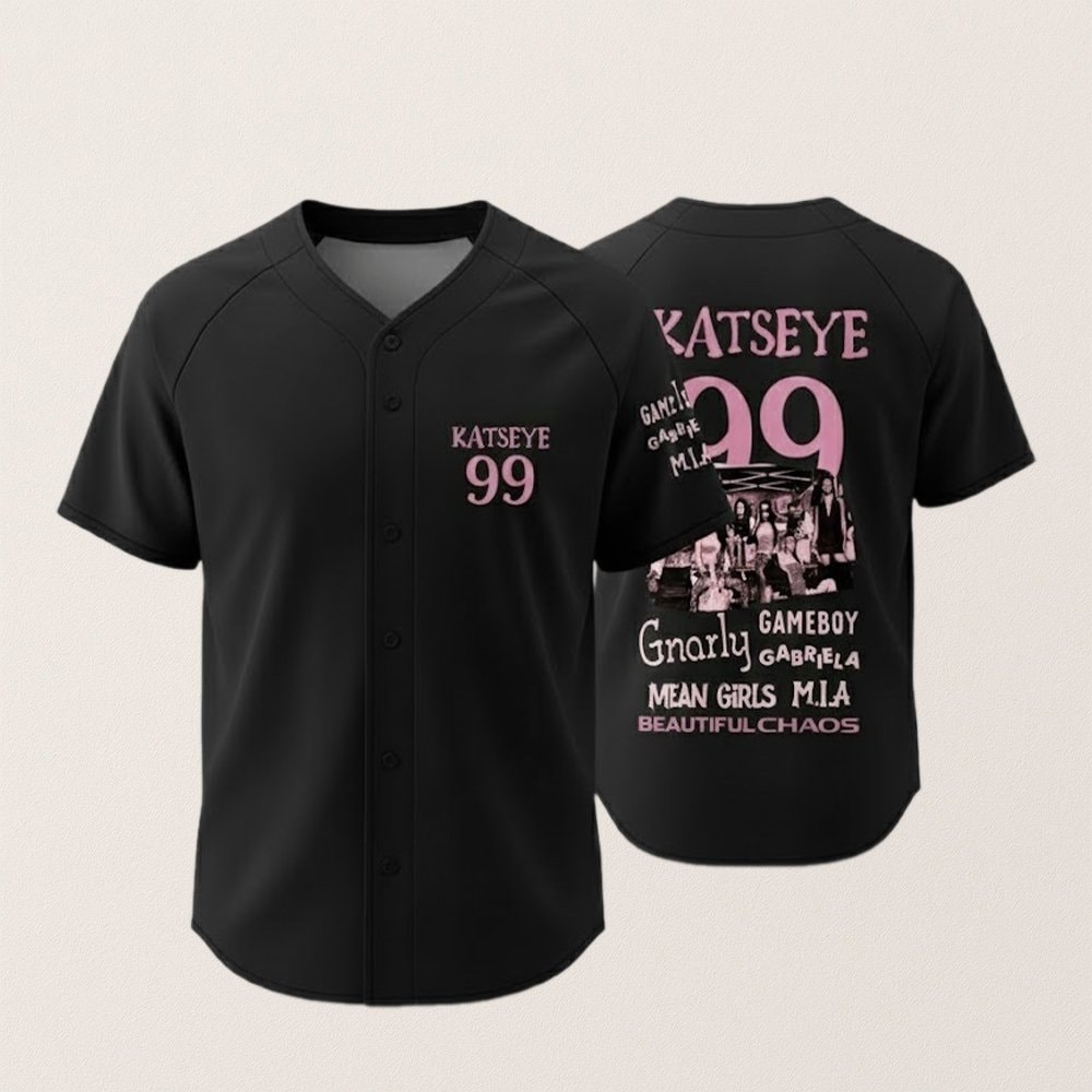 Kpop Band Katseye 99 Baseball Jersey