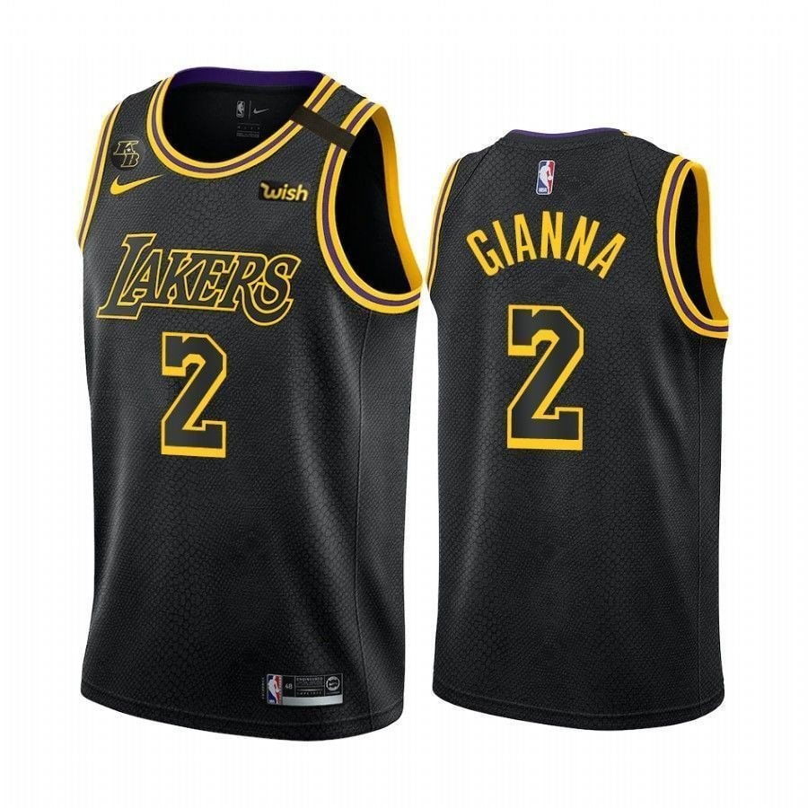 Mamba Forever Gianna Bryant Lakers Black Mamba Inspired Jersey Unisex Multicolor