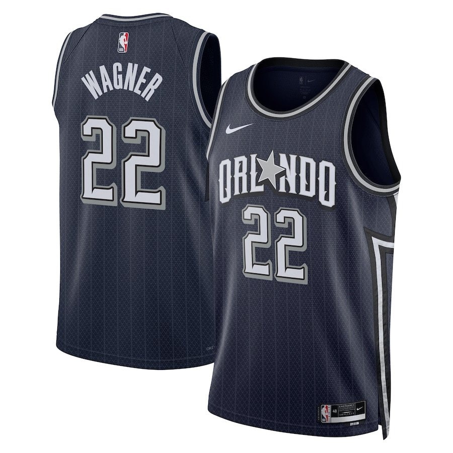 Franz Wagner 22 Orlando Magic 2023/24 City Edition Swingman Jersey Navy