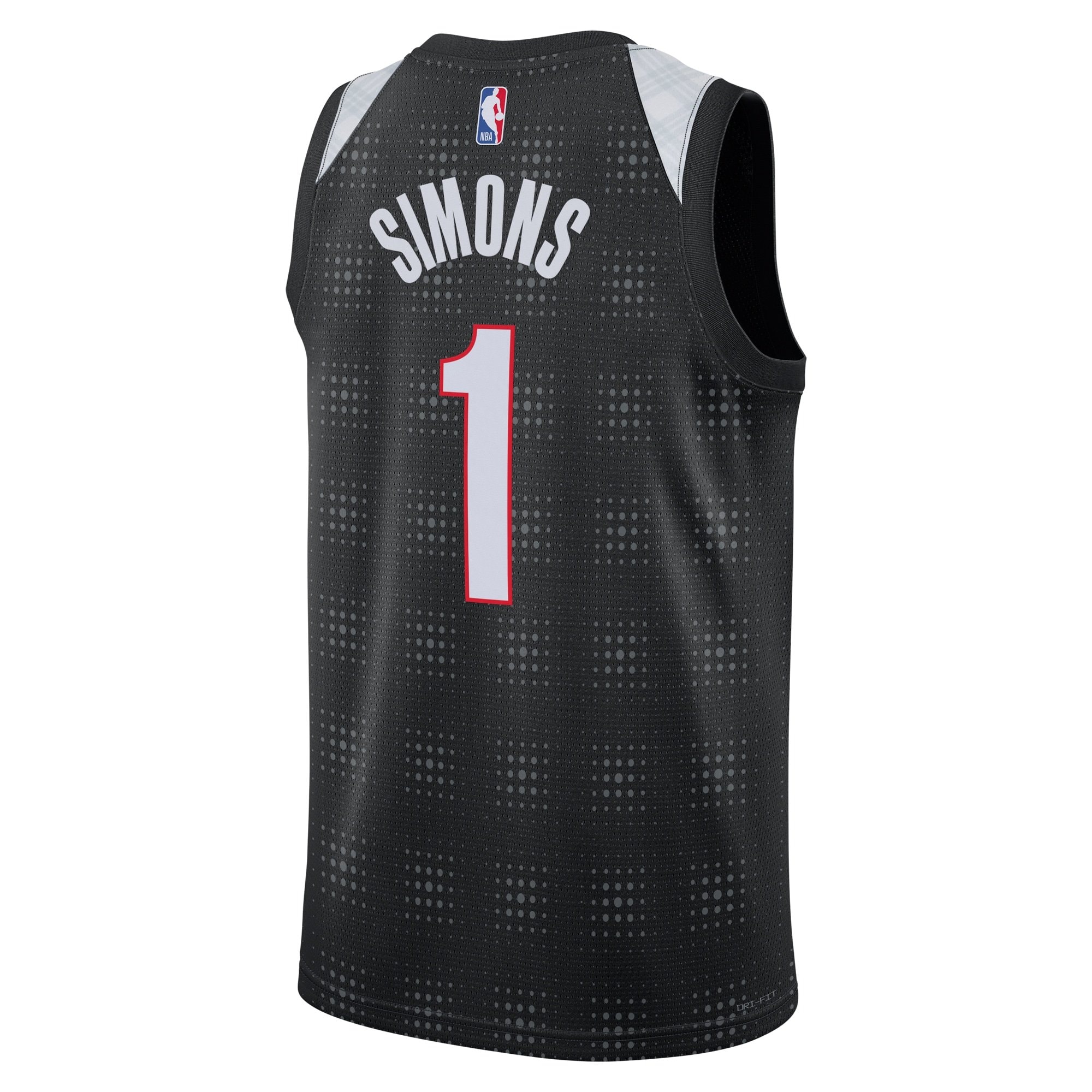 Portland Trail Blazers City Edition Swingman Jersey 2024 Black Anfernee Simons Unisex