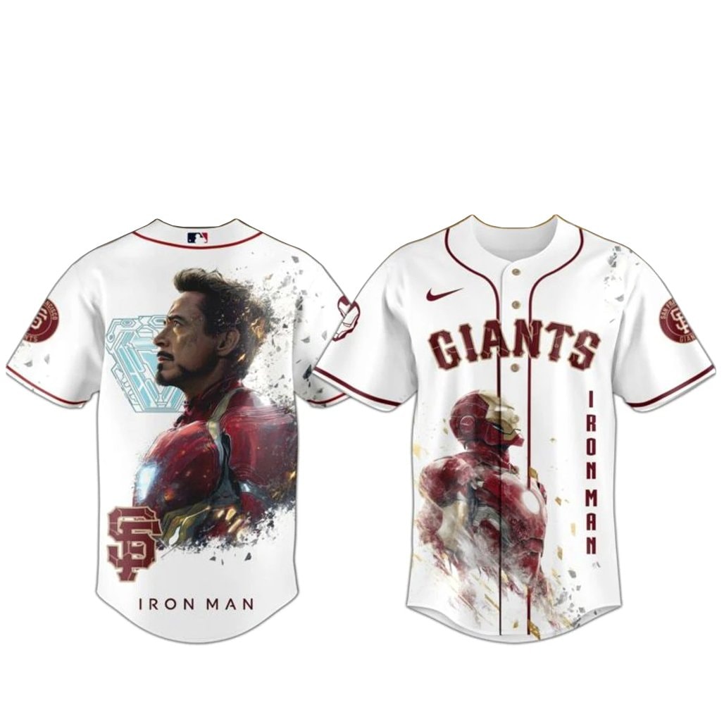 Baseball Team x Iron Man Game Day Baseball Jersey