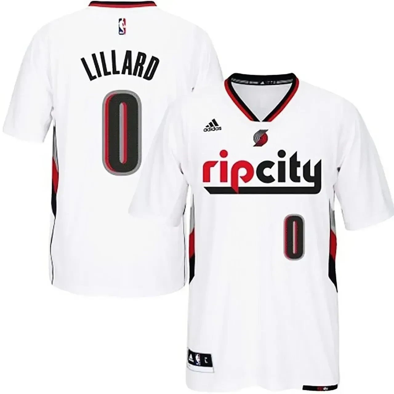 Damian Lillard Portland Trail Blazers #0 2014-15 Swingman Rip City Pride Jersey Multicolor