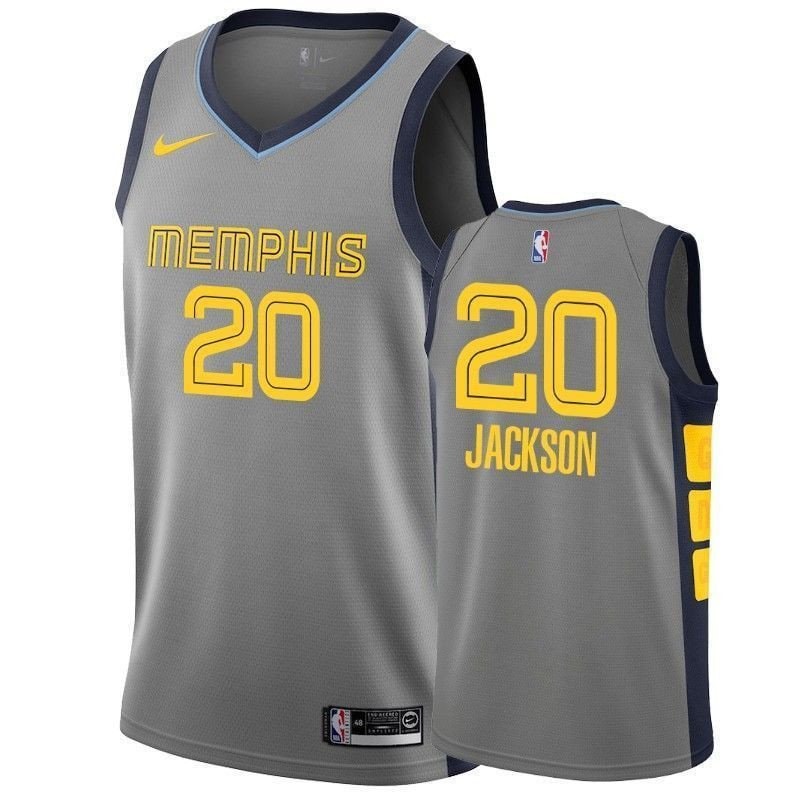 Memphis Grizzlies Josh Jackson #20 City Edition Men's Basketball Jersey