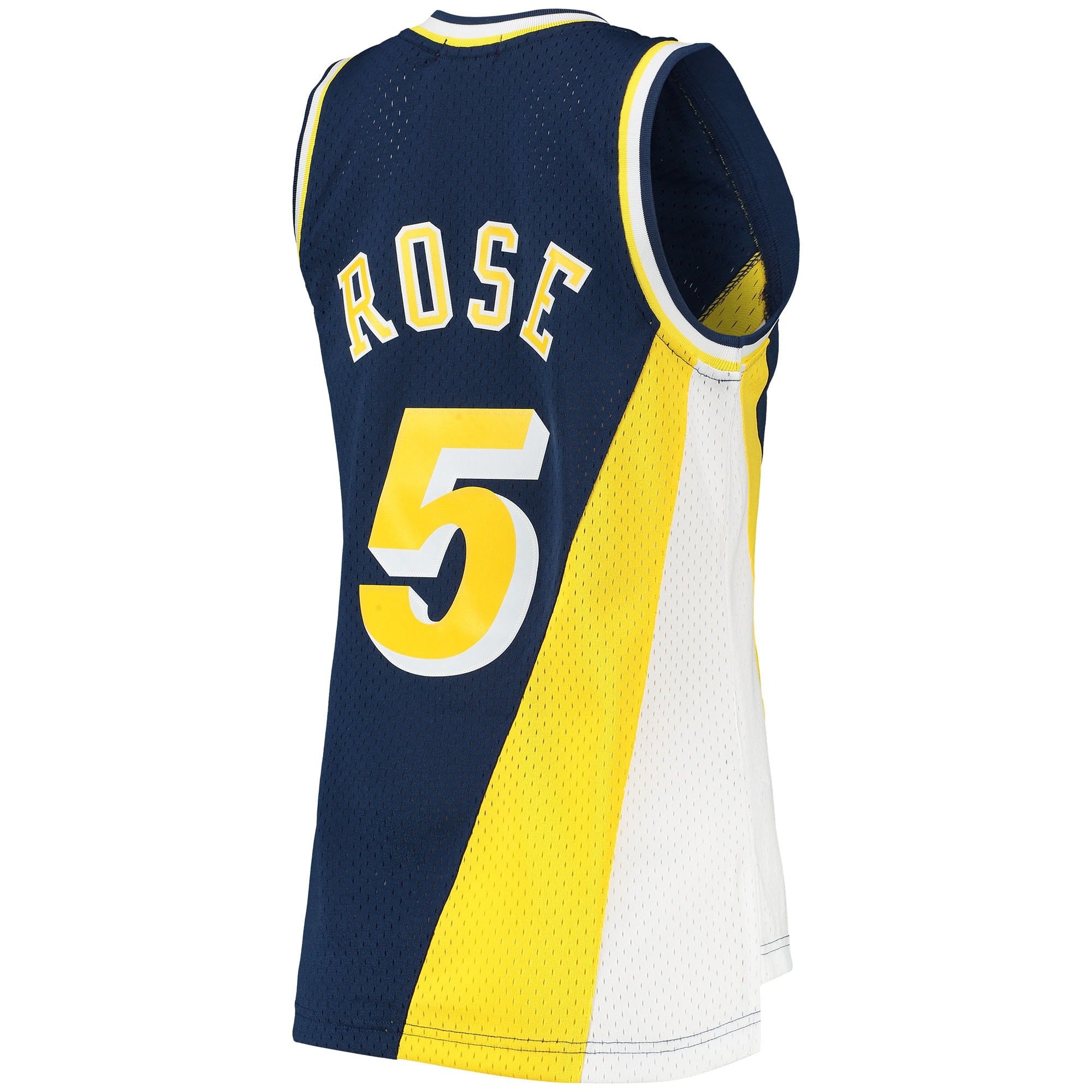 Women's Mitchell & Ness Jalen Rose Navy Indiana Pacers 1996/97 Hardwood Classics Swingman Jersey