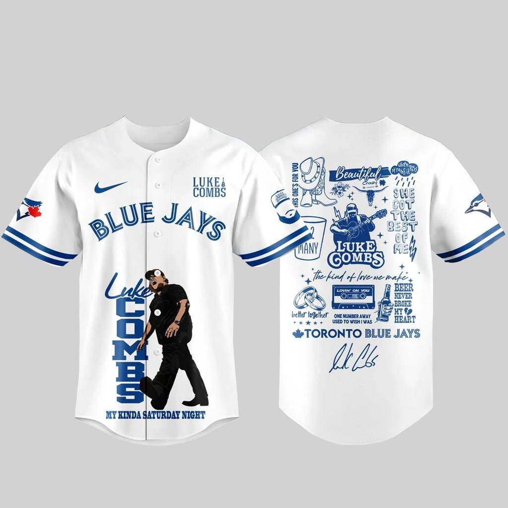 Baseball Team x Luke Combs My Kinda Saturday Night Tour 2026 Baseball Jersey