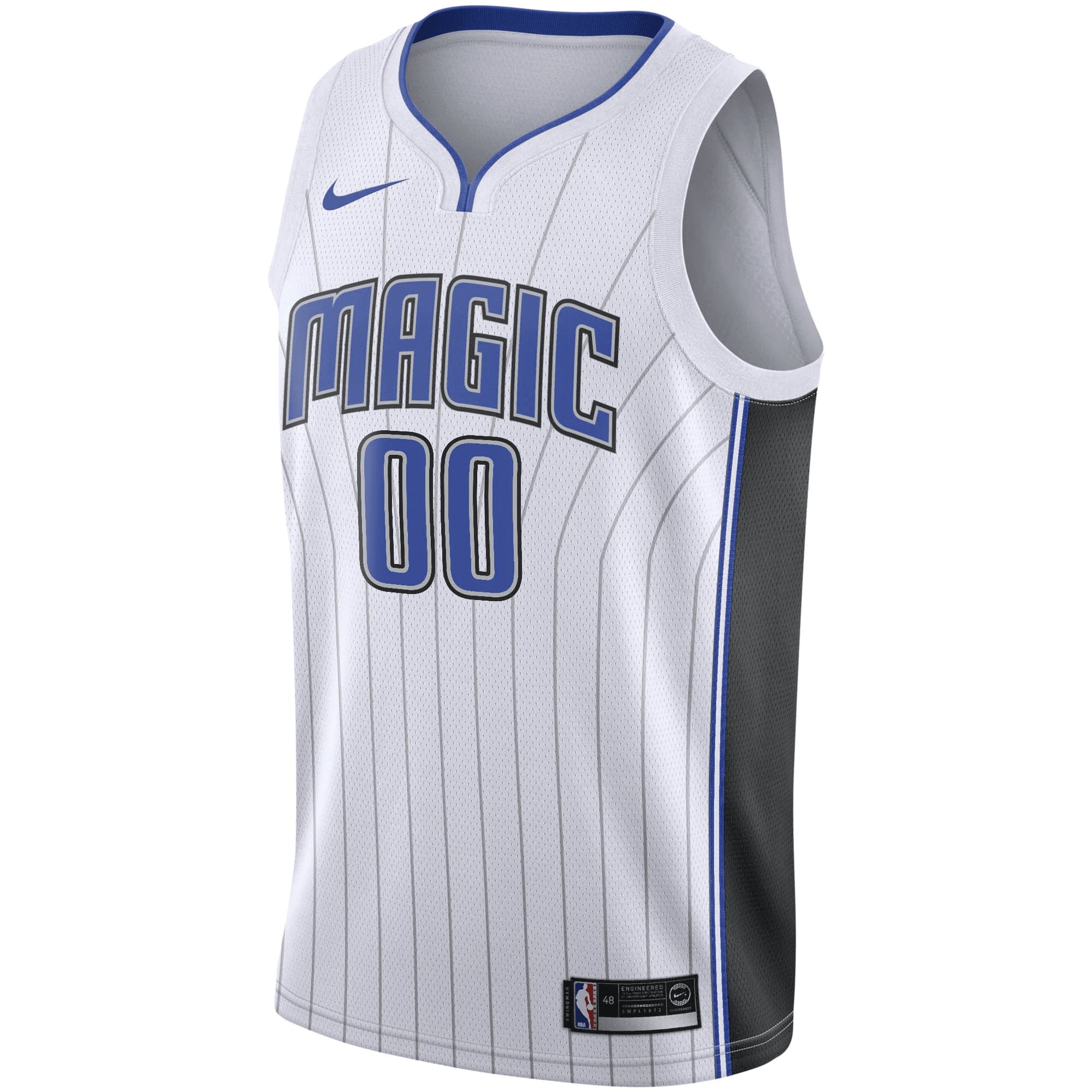 Orlando Magic Custom Swingman Jersey White - Association Edition Jersey