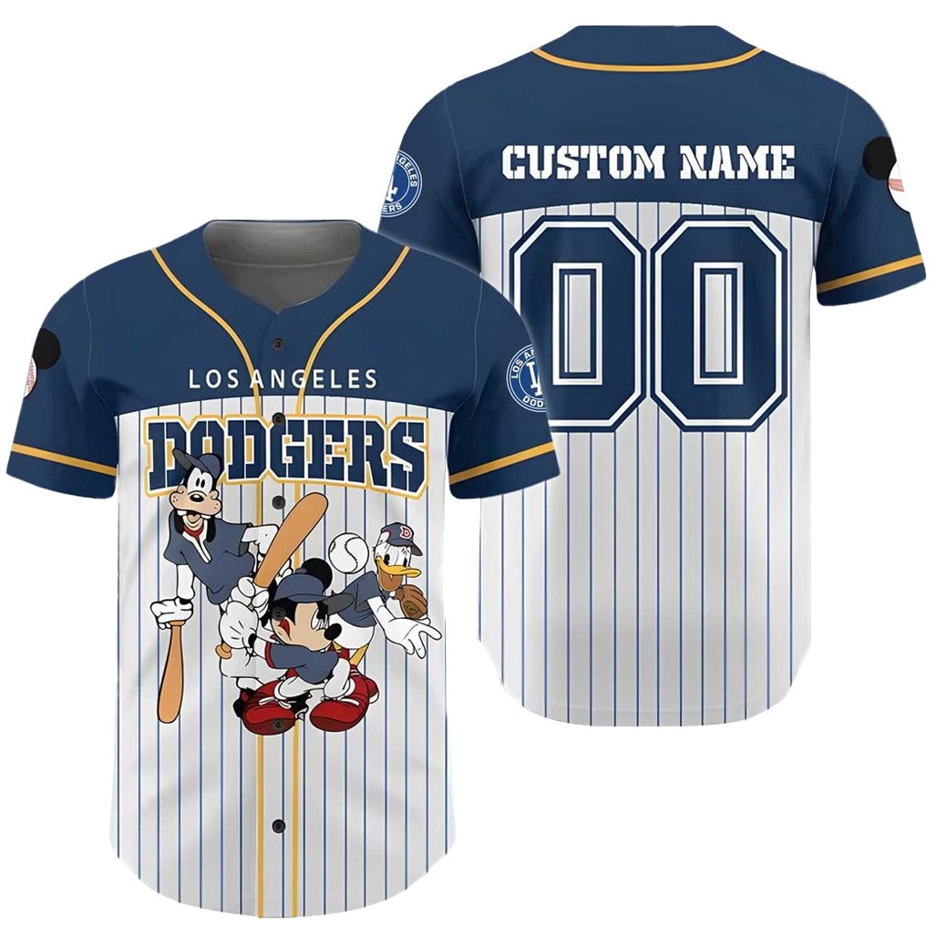 Custom Name and Number Baseball Team x Mickey & Friends 2026 Baseball Jersey