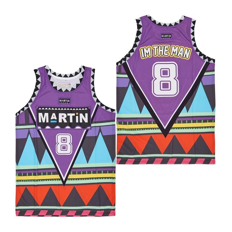 Martin Payne Lawrence 90's I'm The Man Swingman Jersey Purple Unisex
