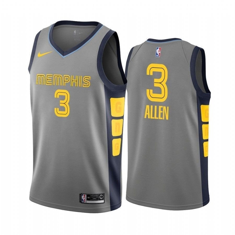 Memphis Grizzlies Grayson Allen 3 City Men's Jersey - Multicolor Polyester