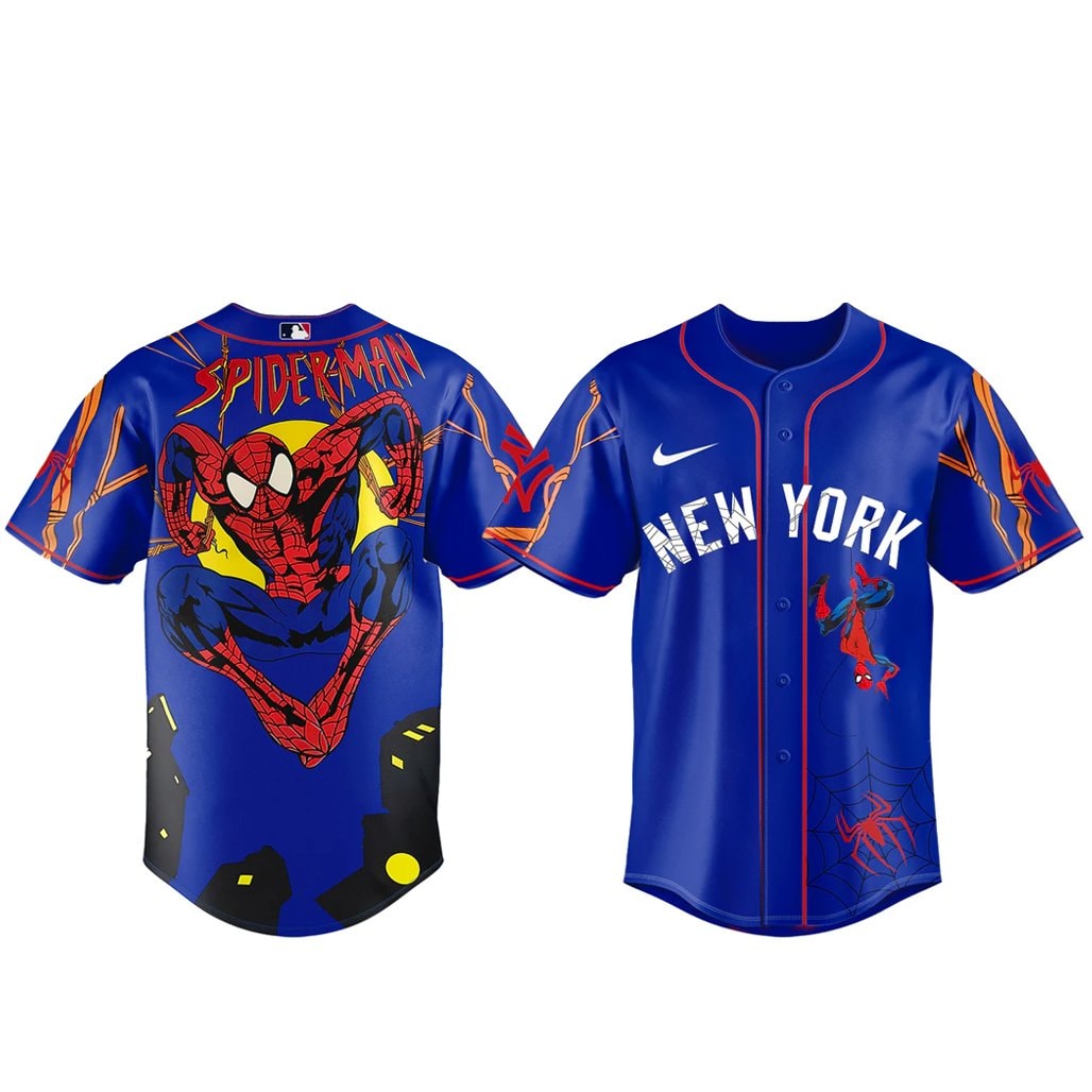 Baseball Team x Spider Man Brand New Day 2026 Baseball Jersey