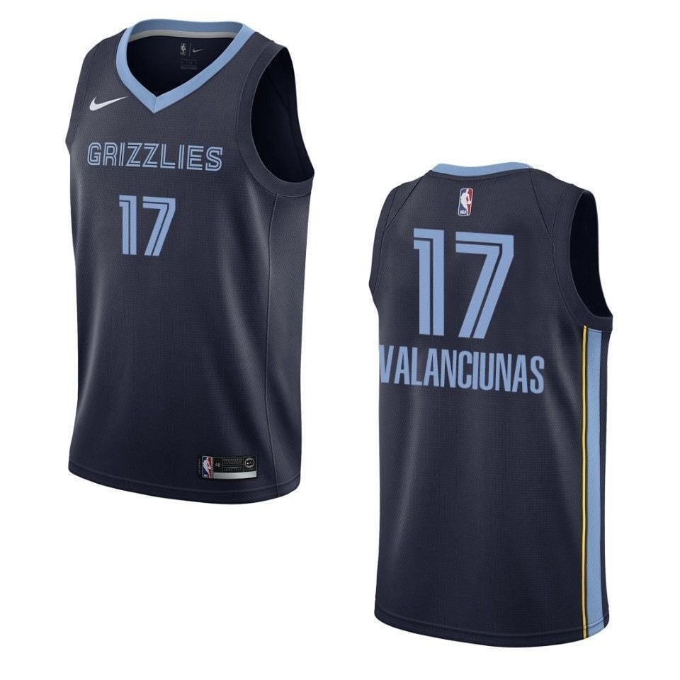 Men's Basketball Team 17 Jonas Valanciunas Icon Swingman Jersey - Navy