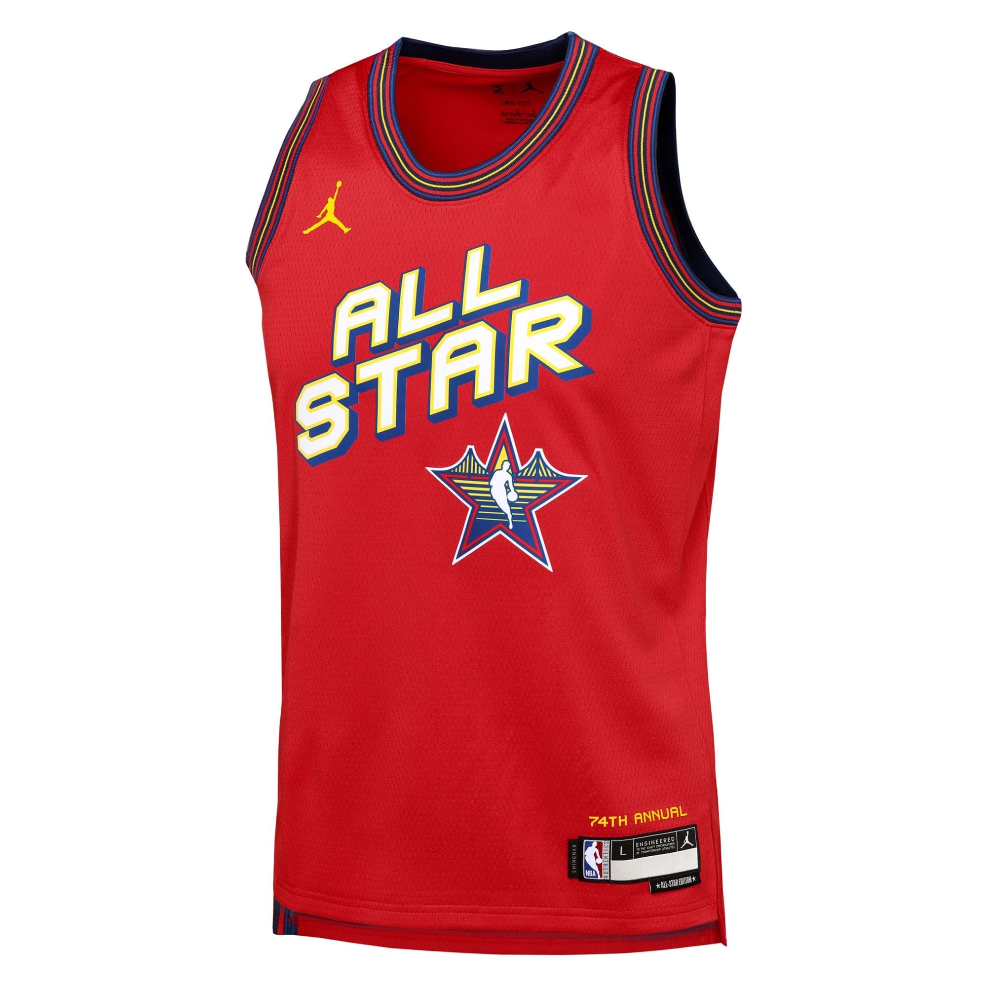 NBA Jordan Brand All Star Swingman Giannis Antetokounmpo Youth Jersey Red