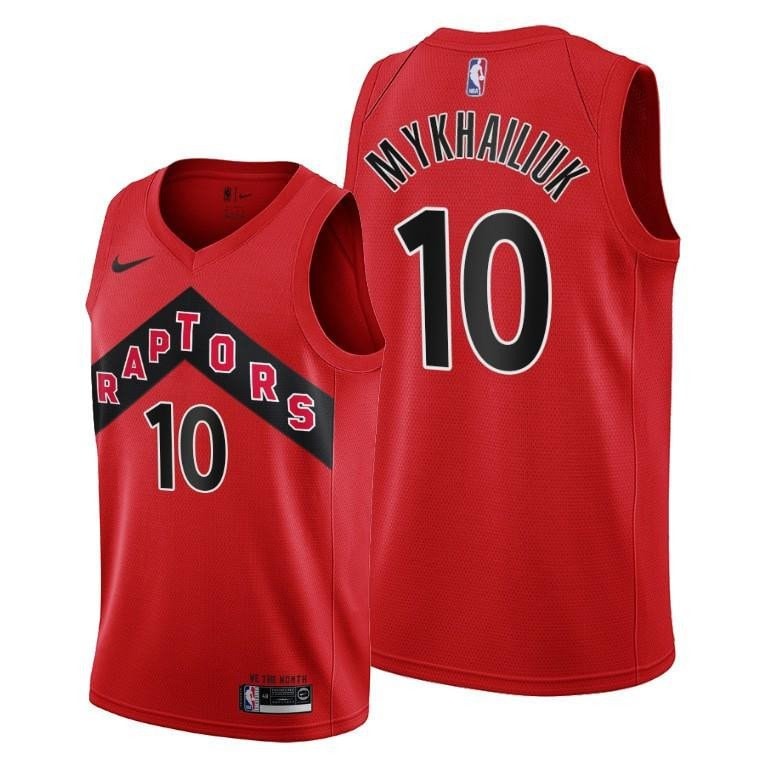 Sviatoslav Mykhailiuk Basketball Team Red Icon Edition Jersey 10 - Men Jersey