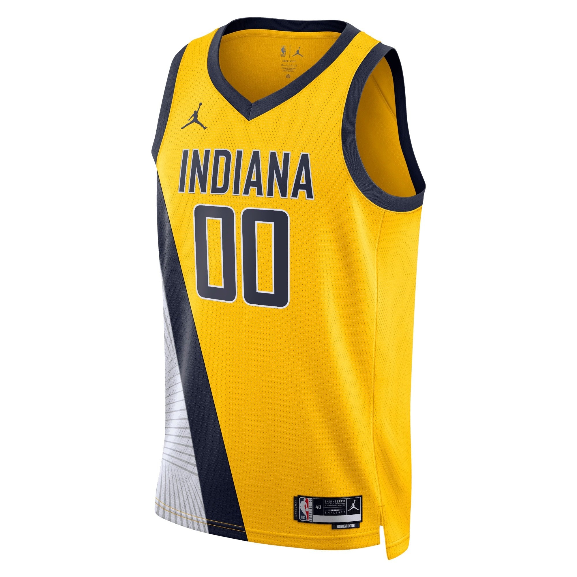 Indiana Pacers Jordan Statement Edition Swingman Jersey Navy Bennedict Mathurin Unisex