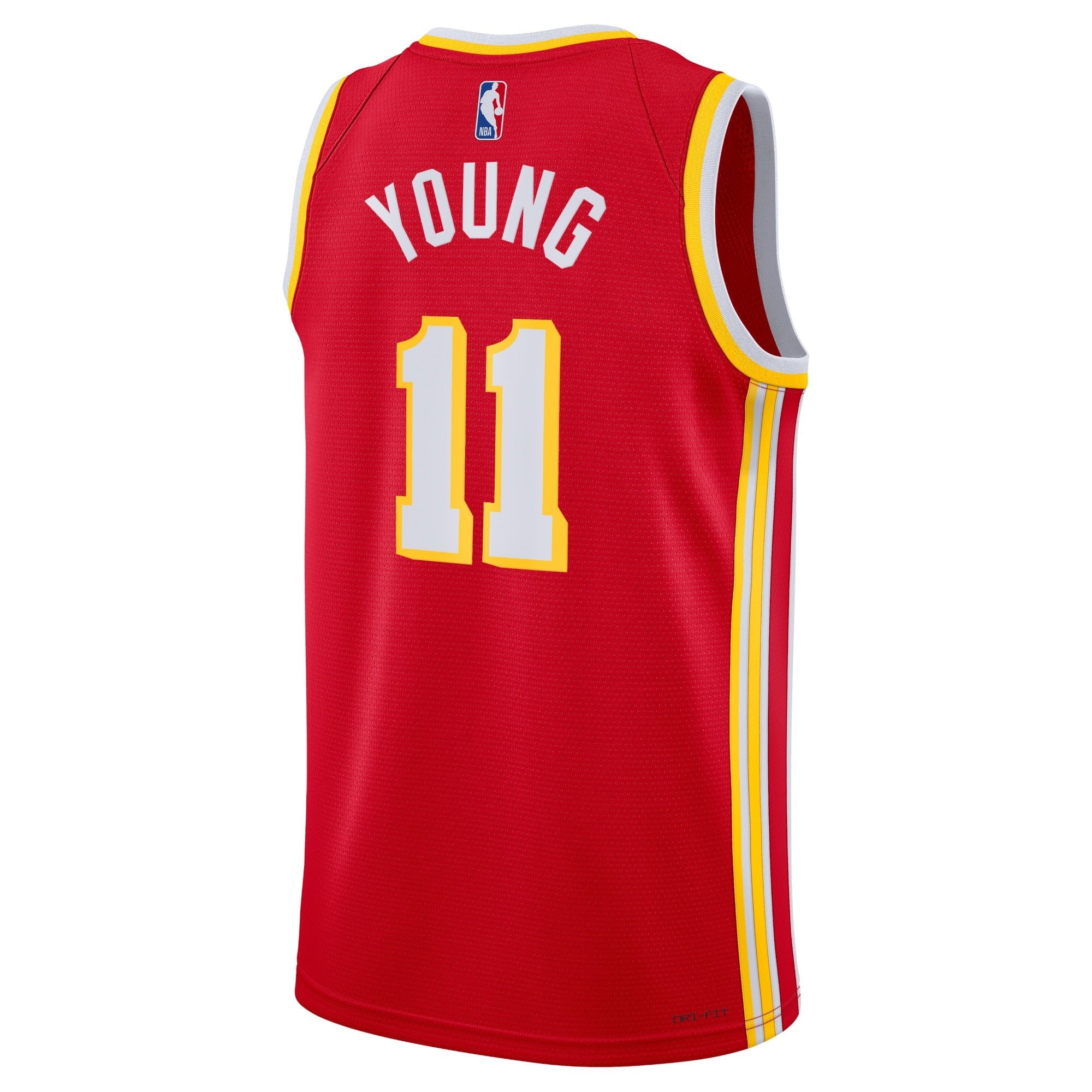 Atlanta Hawks Icon Edition Swingman Jersey Red Trae Young Unisex