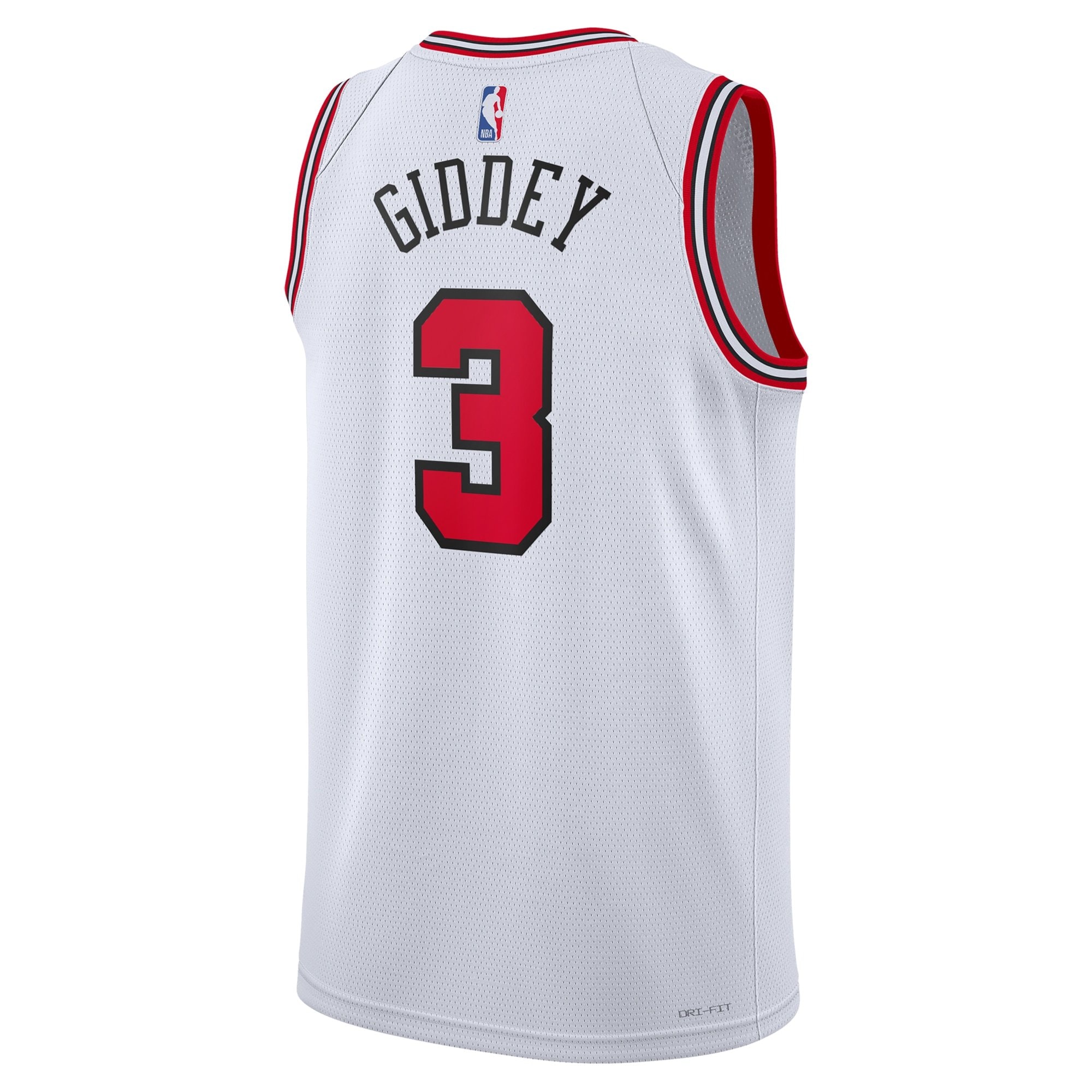 Chicago Bulls Association Edition Swingman Jersey White Josh Giddey Unisex