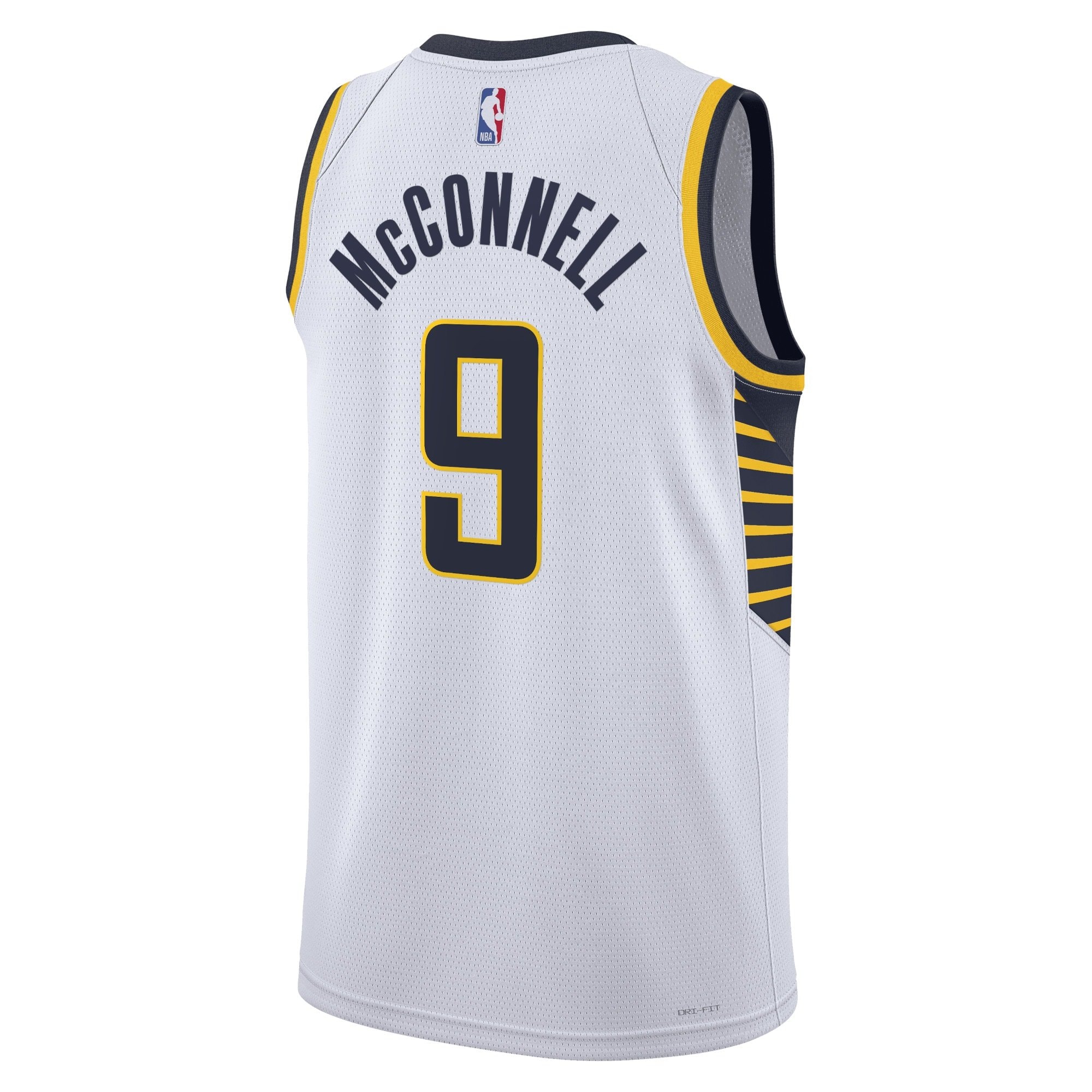 Indiana Pacers Association Edition Swingman Jersey White T.J. McConnell Unisex