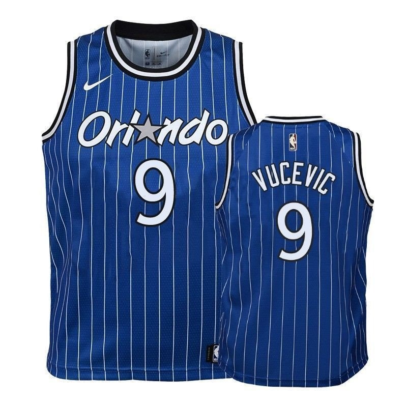 Youth Magic Nikola Vucevic 9 Hardwood Classics Blue Jersey - Unisex