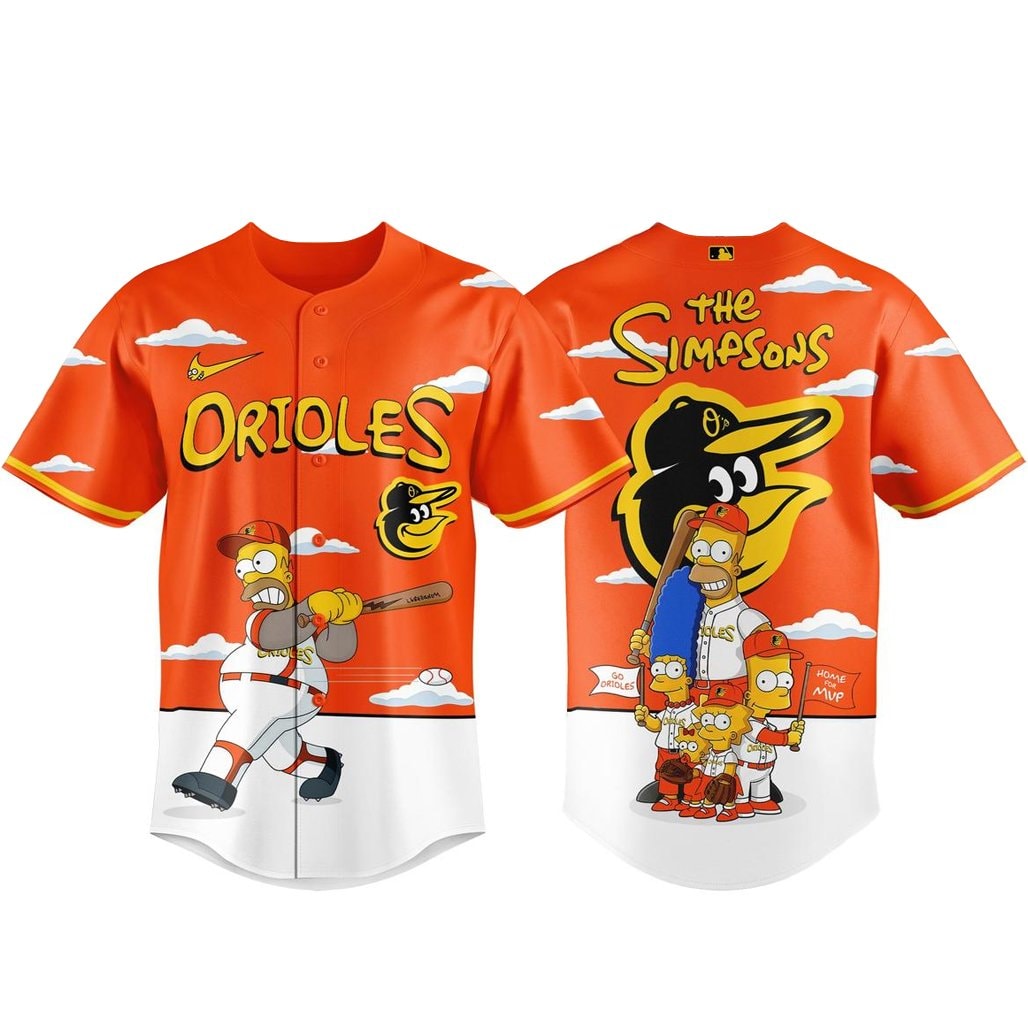 Baseball Team x The Simpsons 2026 Major Gameday Baseball Jersey