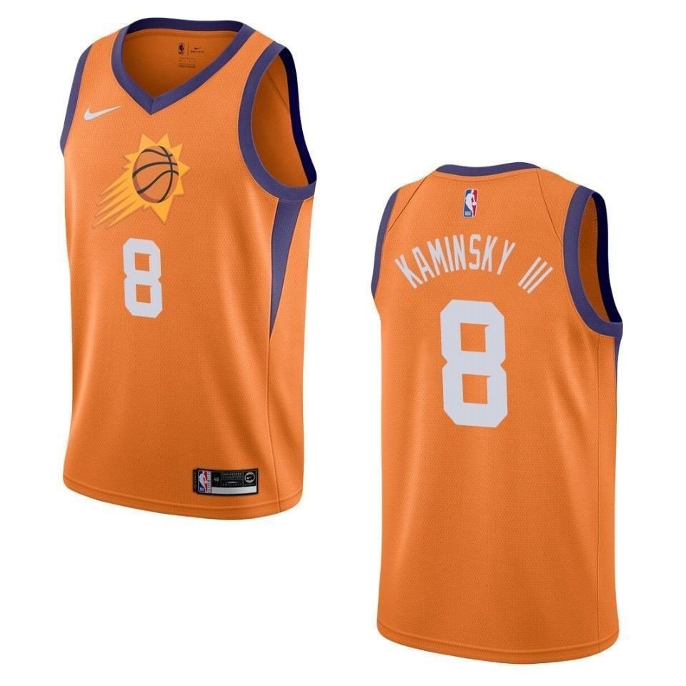 Men's Basketball Team 8 Frank Kaminsky Iii Statement Swingman Jersey - Orange