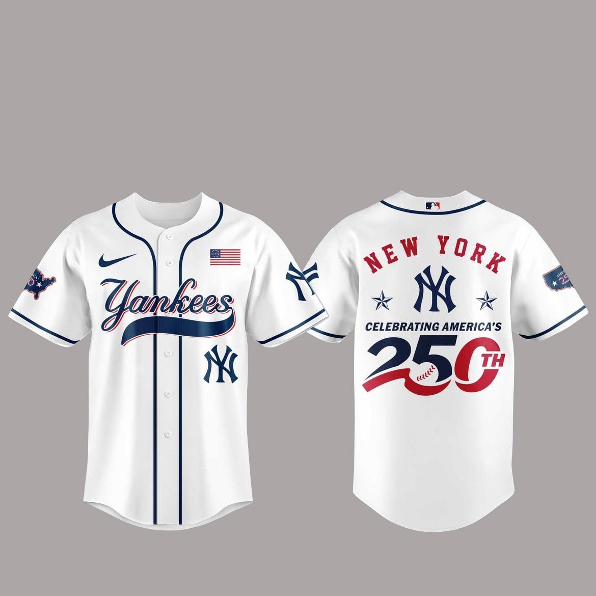 Baseball Team America 250th Anniversary Of USA 2026 Baseball Jersey