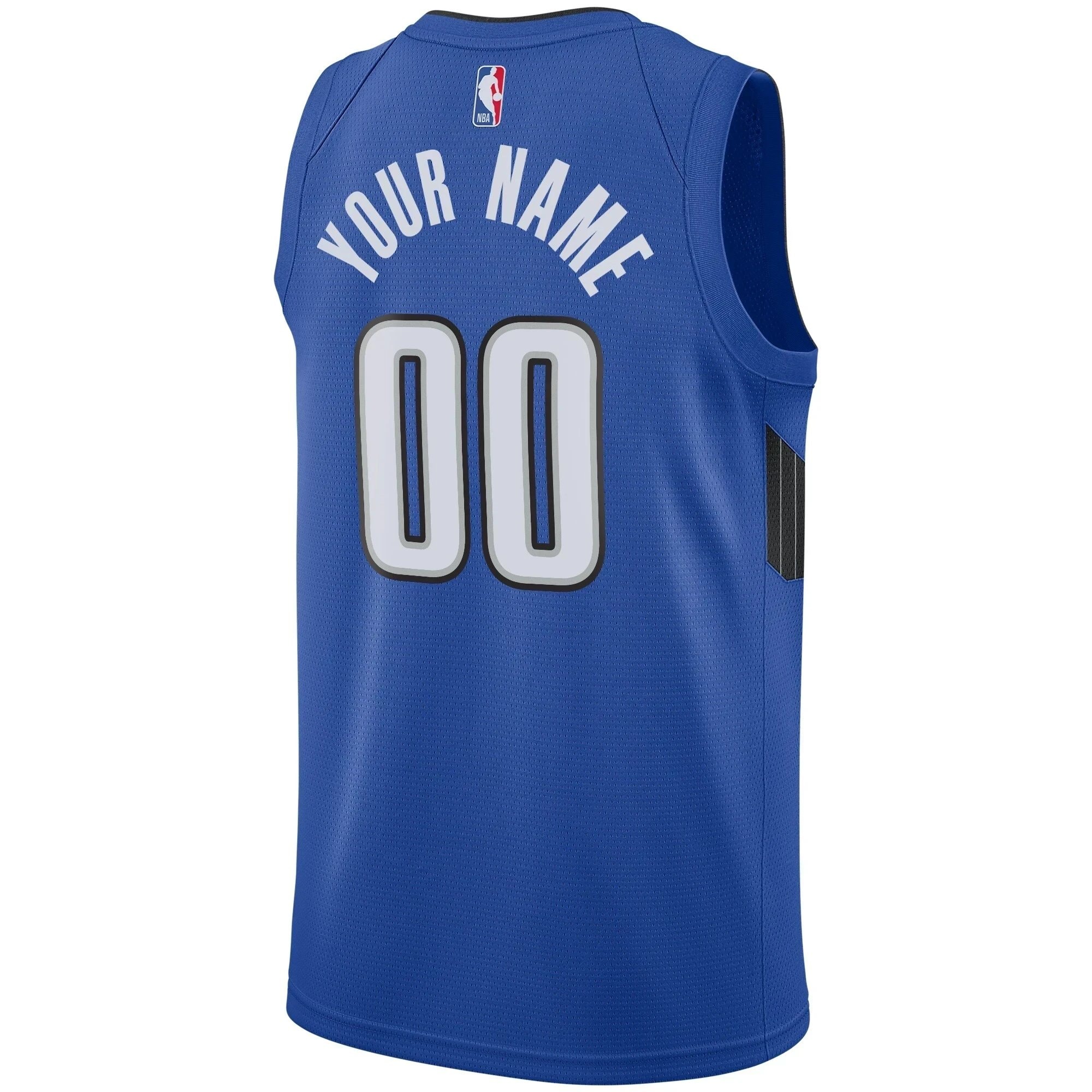 Orlando Magic Swingman Custom Jersey Statement Edition Blue Unisex