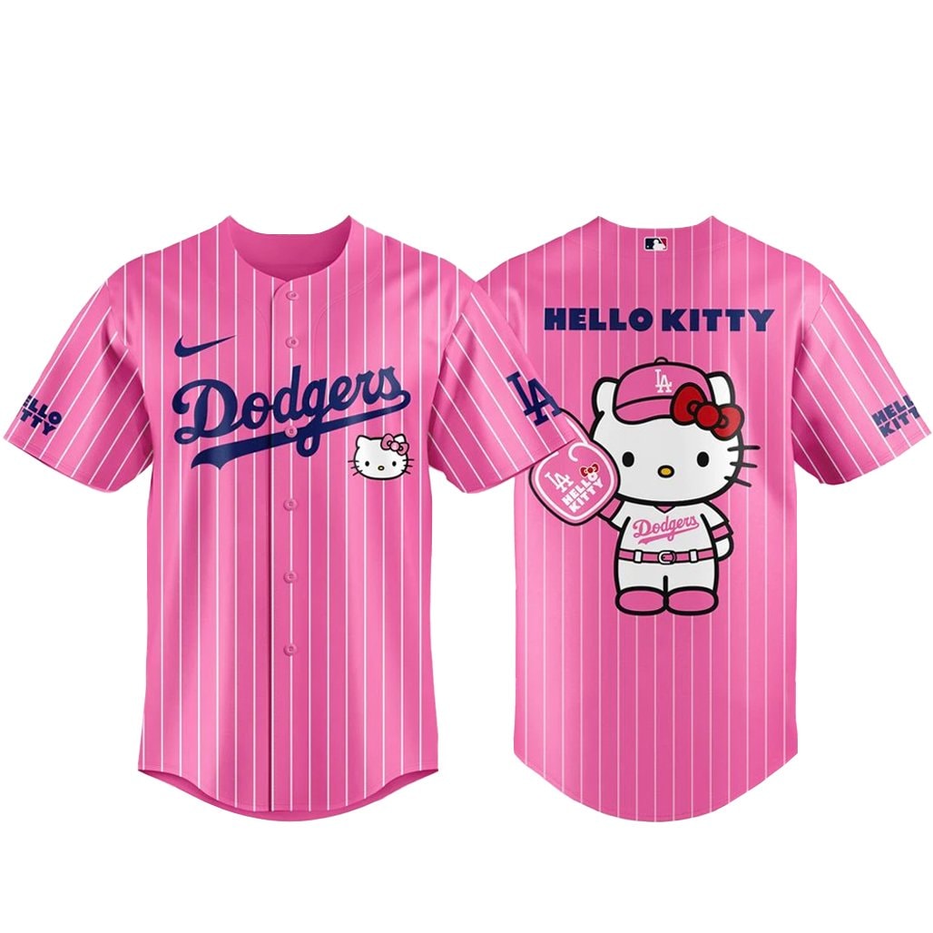Baseball Team x Hello Kitty 2026 Pink Baseball Jersey