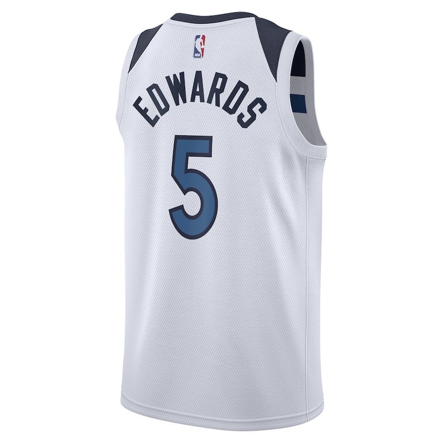 Anthony Edwards 5 Minnesota Timberwolves Unisex Swingman Jersey Association Edition White