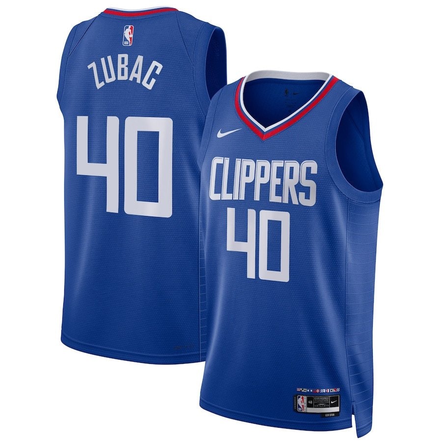 Ivica Zubac 40 Los Angeles Clippers Unisex Swingman Jersey Icon Edition Blue