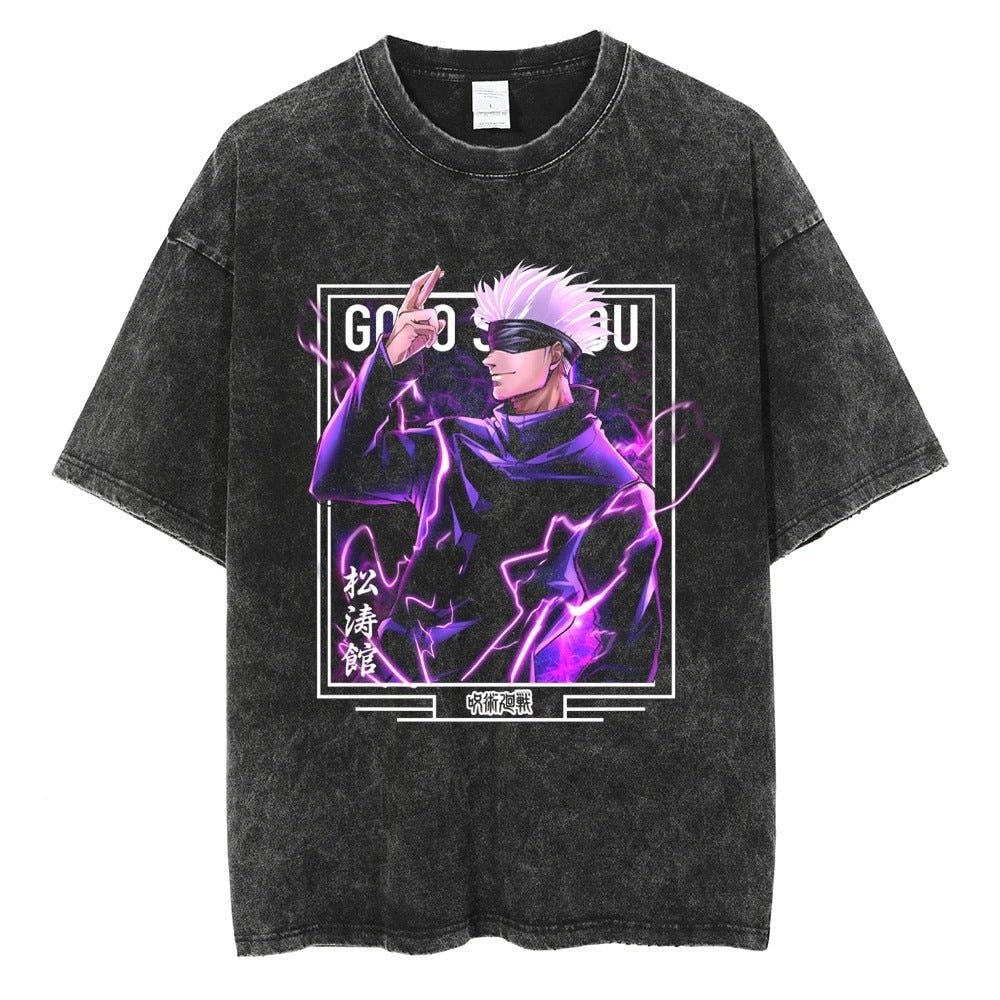 Gojo "Six‑Eye Echo" Vintage T-shirt