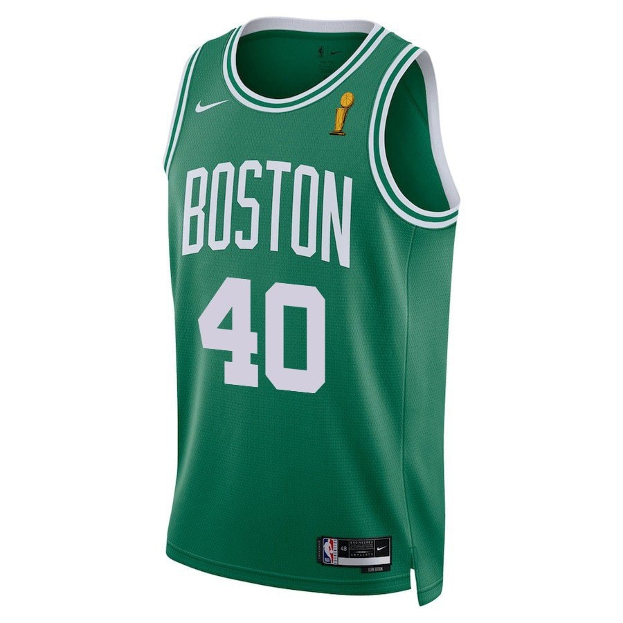 Luke Kornet 40 Boston Celtics 2024 Finals Champions Jersey Icon Edition Kelly Green