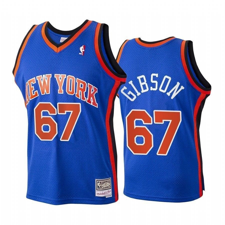 Youth Taj Gibson New York Knicks Hardwood Classics Jersey Blue - Unisex