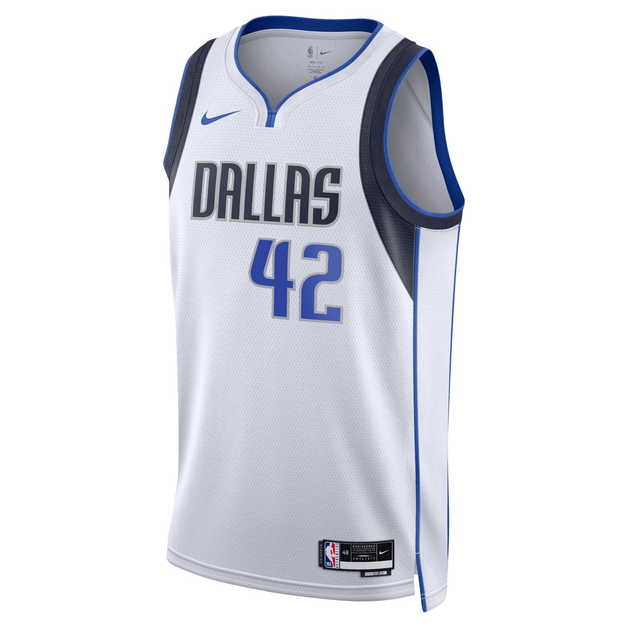Dallas Mavericks Association Edition Swingman Jersey White Maximillian Kleber Unisex